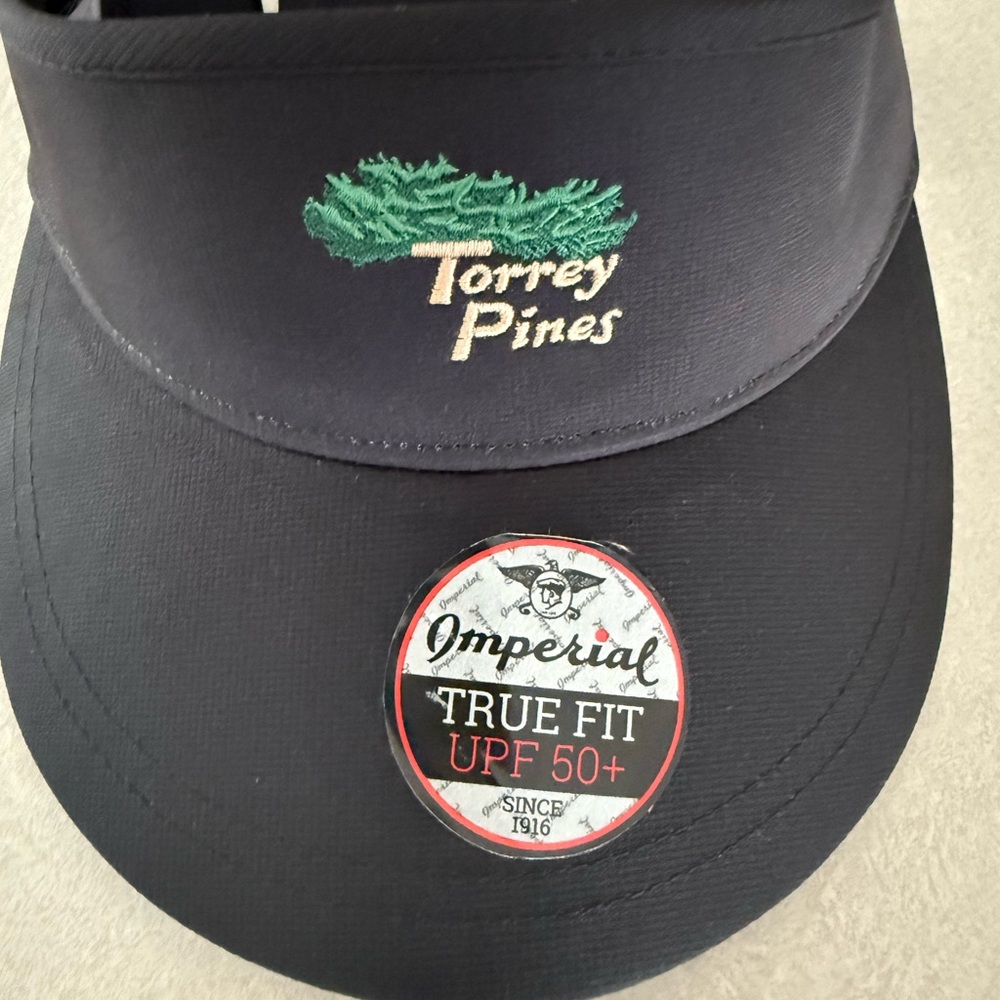 Black Visor Hat - image 1